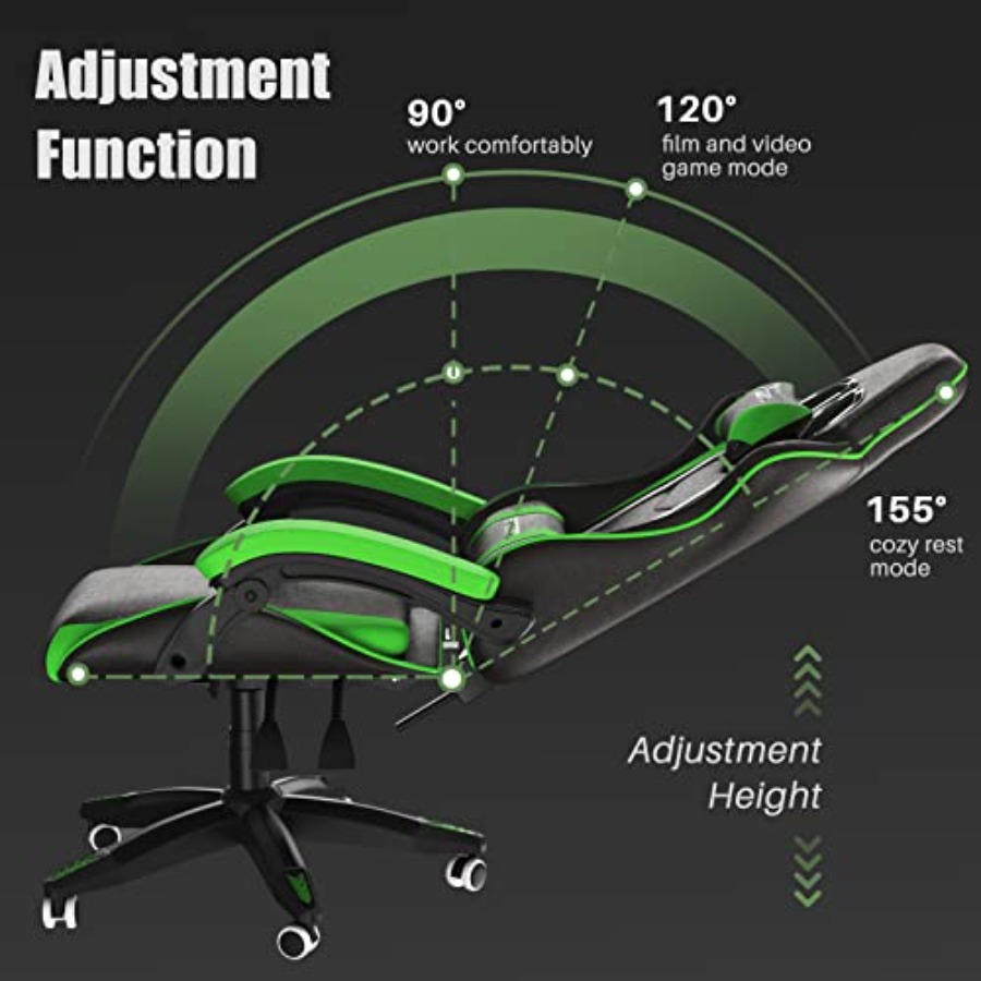 Игровое кресло с поясничной по – обзор и цена Ergonomic Office Chair