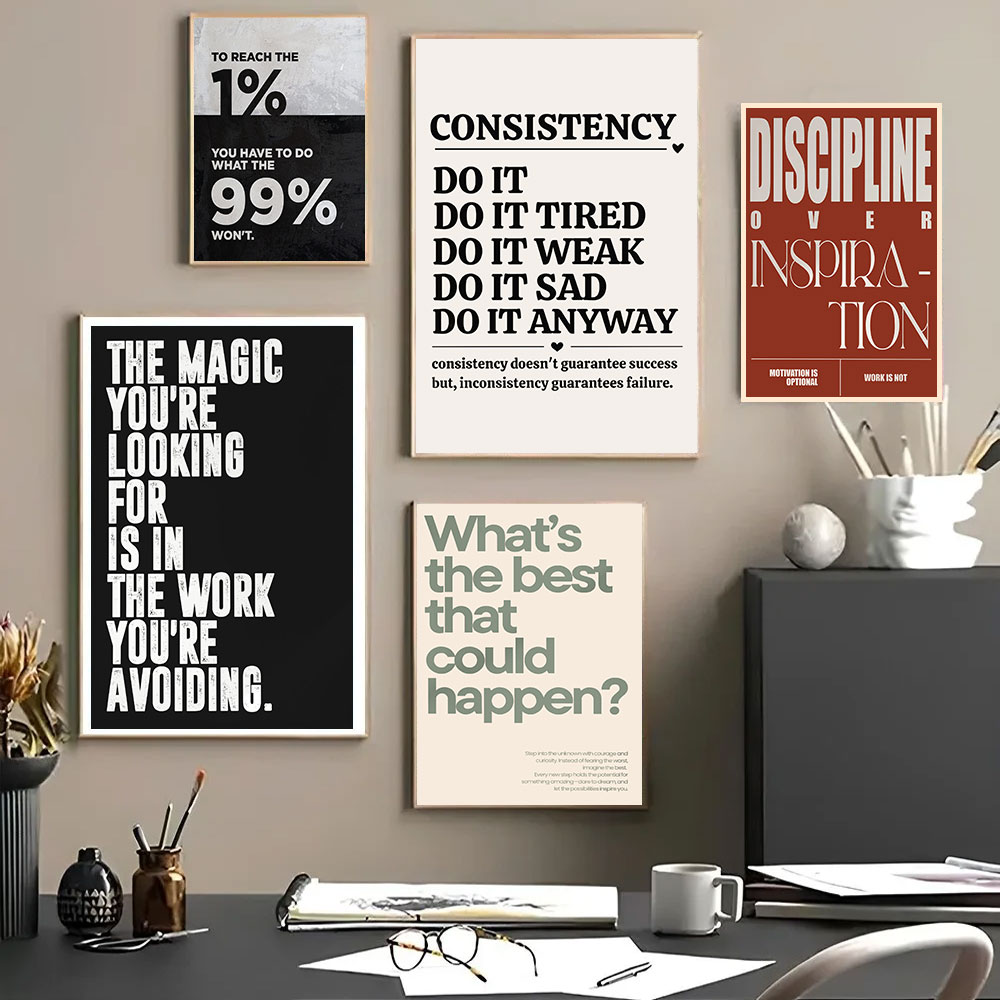Минималистичные мотивационные  – обзор и цена Home Office Room Inspiration