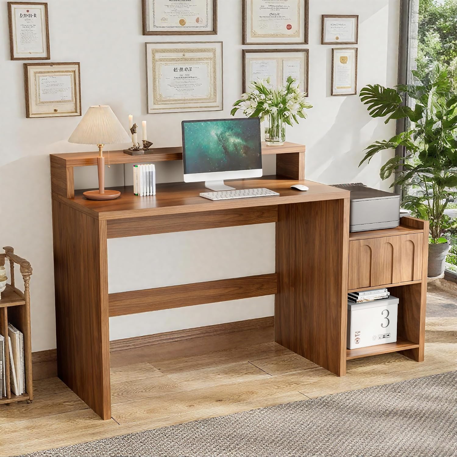 60-дюймовый письменный стол дл – обзор и цена Home Office Work Table